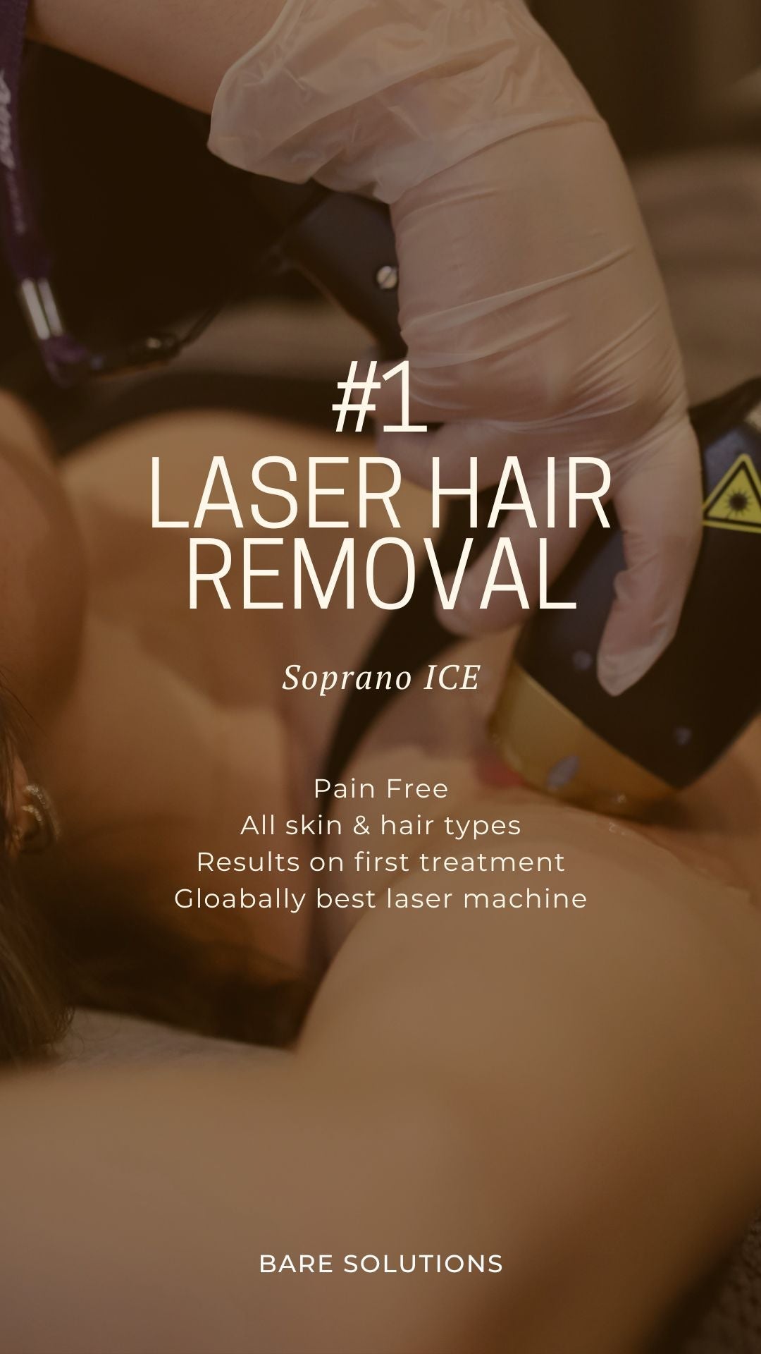 Best Laser Hair Removal with Soprano ICE at Bare Solution